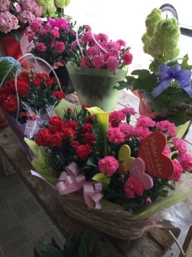 母の日，準備…｜「花の店ハナヤ」　（兵庫県宍粟市の花キューピット加盟店 花屋）のブログ